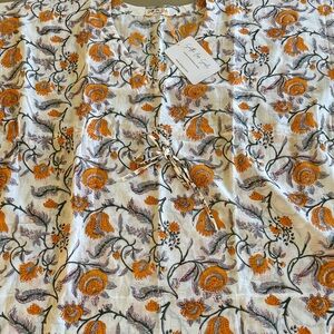 Floral Print Women's Robe